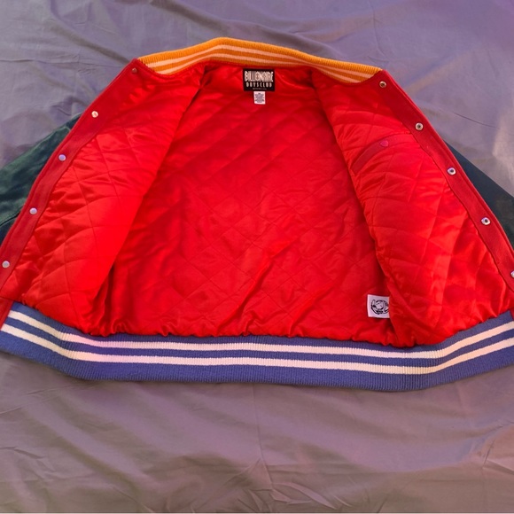 BILLIONAIRE BOYS CLUB BBC LETTERMAN JACKET LOLLIPOP RED - Picture 3 of 5